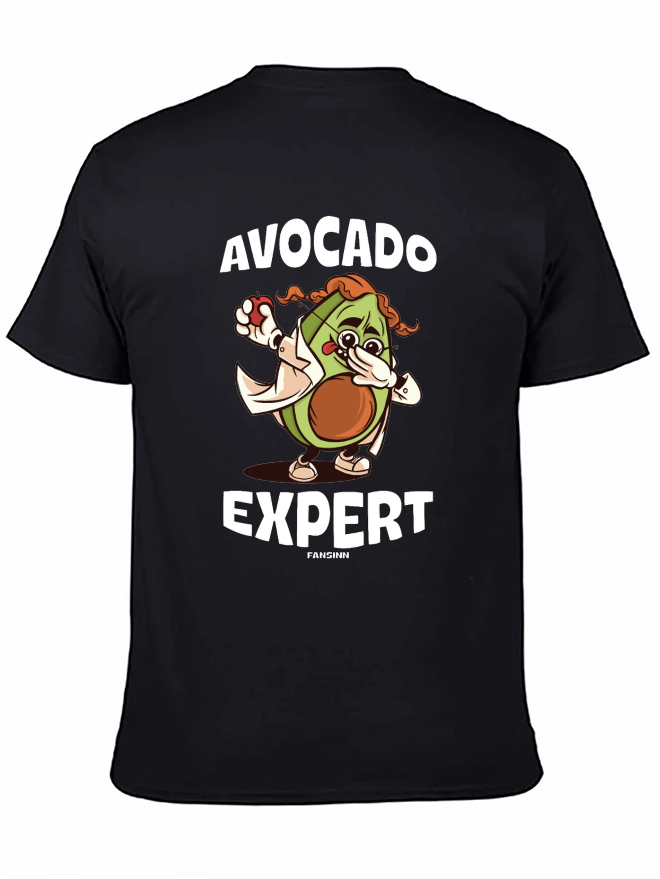 Avocado Expert Graphic T-Shirt - Unisex Cotton Tee