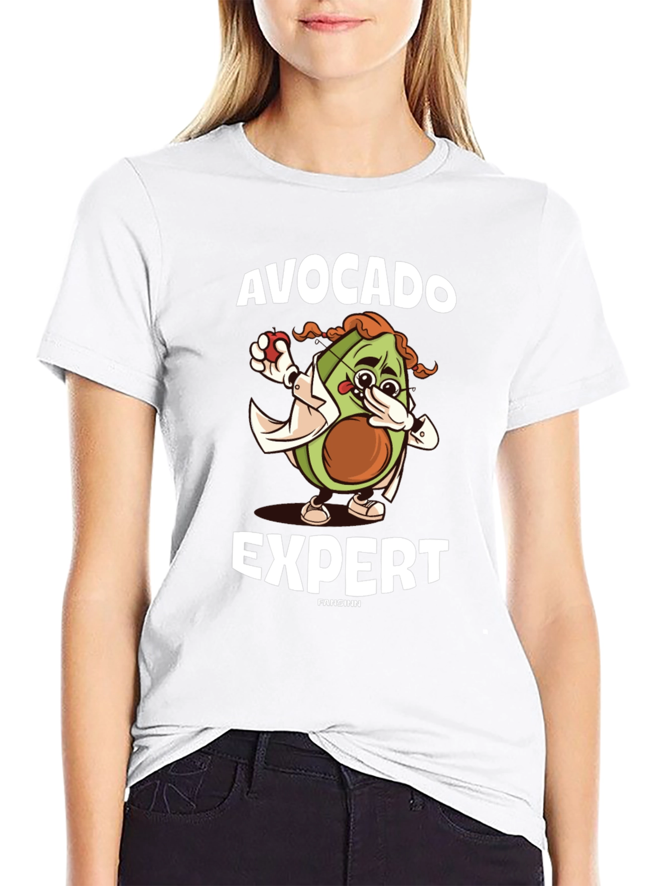 Avocado Expert Graphic T-Shirt - Unisex Cotton Tee