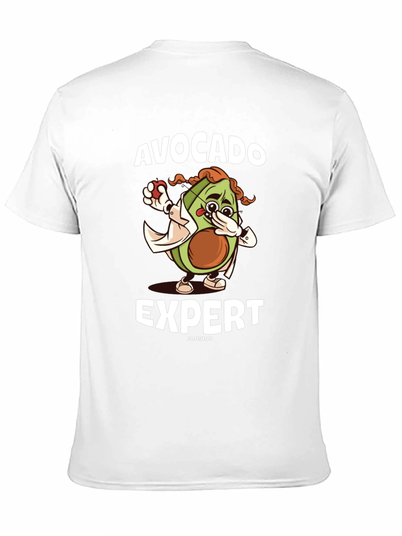 Avocado Expert Graphic T-Shirt - Unisex Cotton Tee
