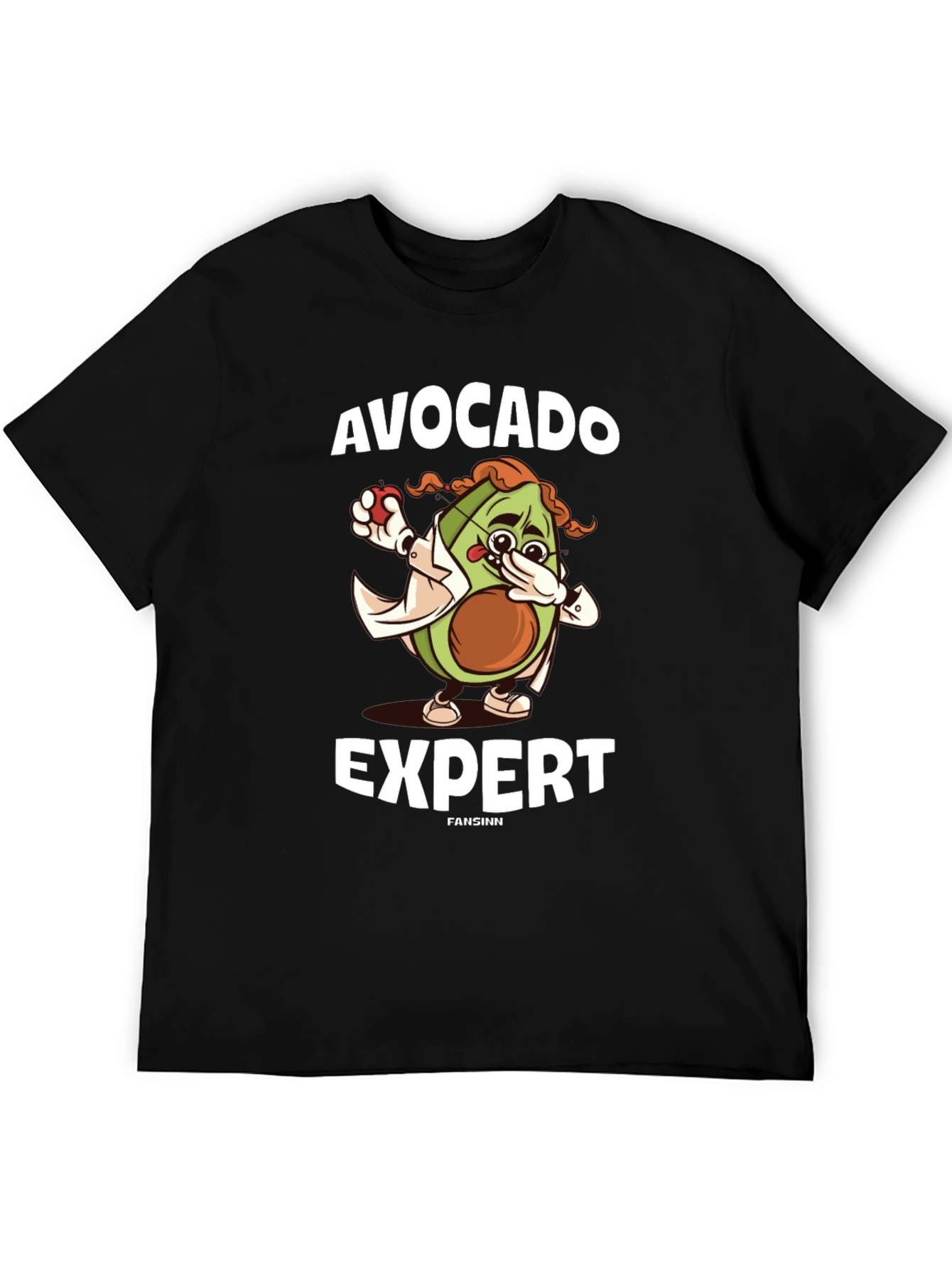 Avocado Expert Graphic T-Shirt - Unisex Cotton Tee