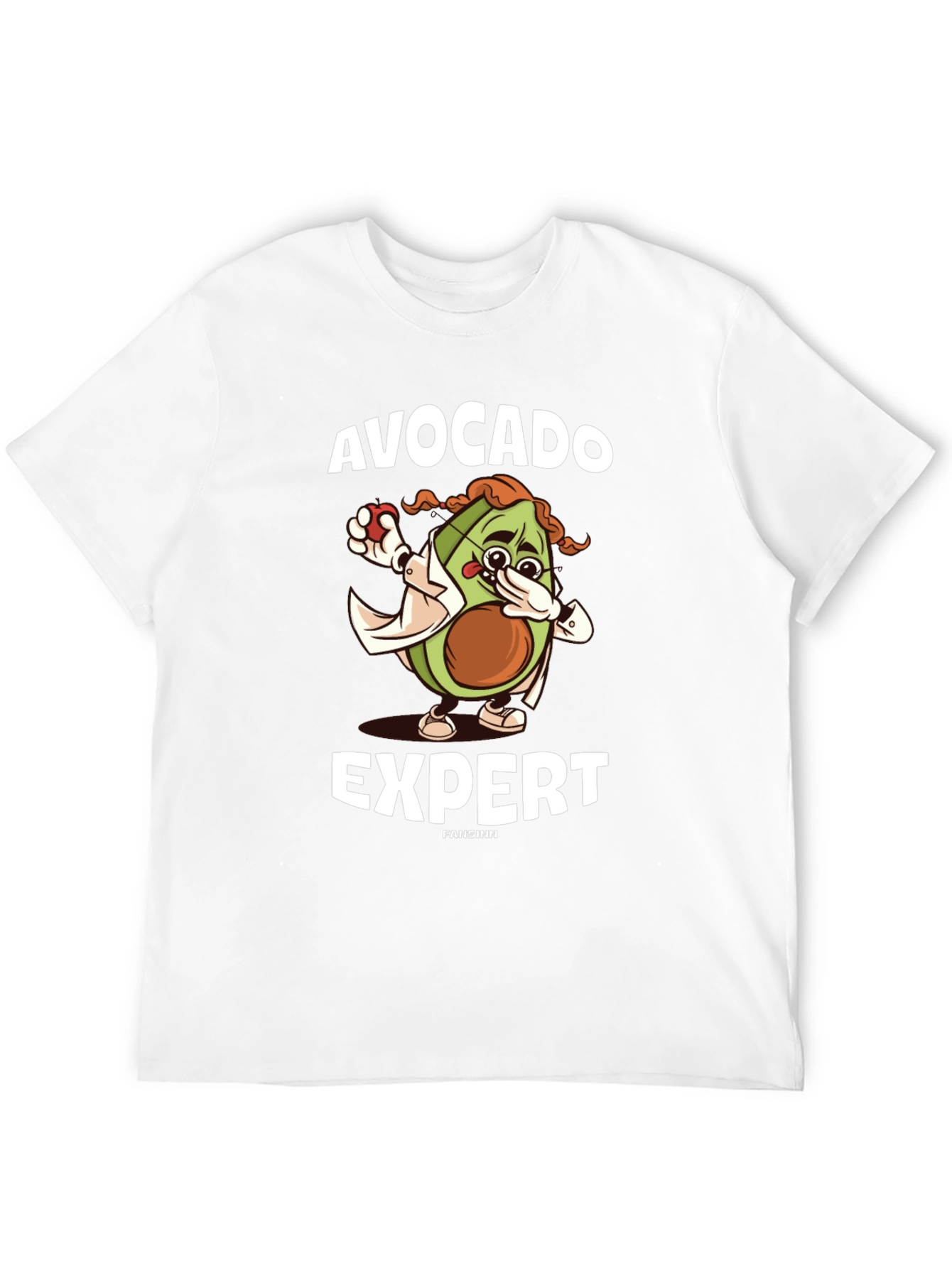 Avocado Expert Graphic T-Shirt - Unisex Cotton Tee