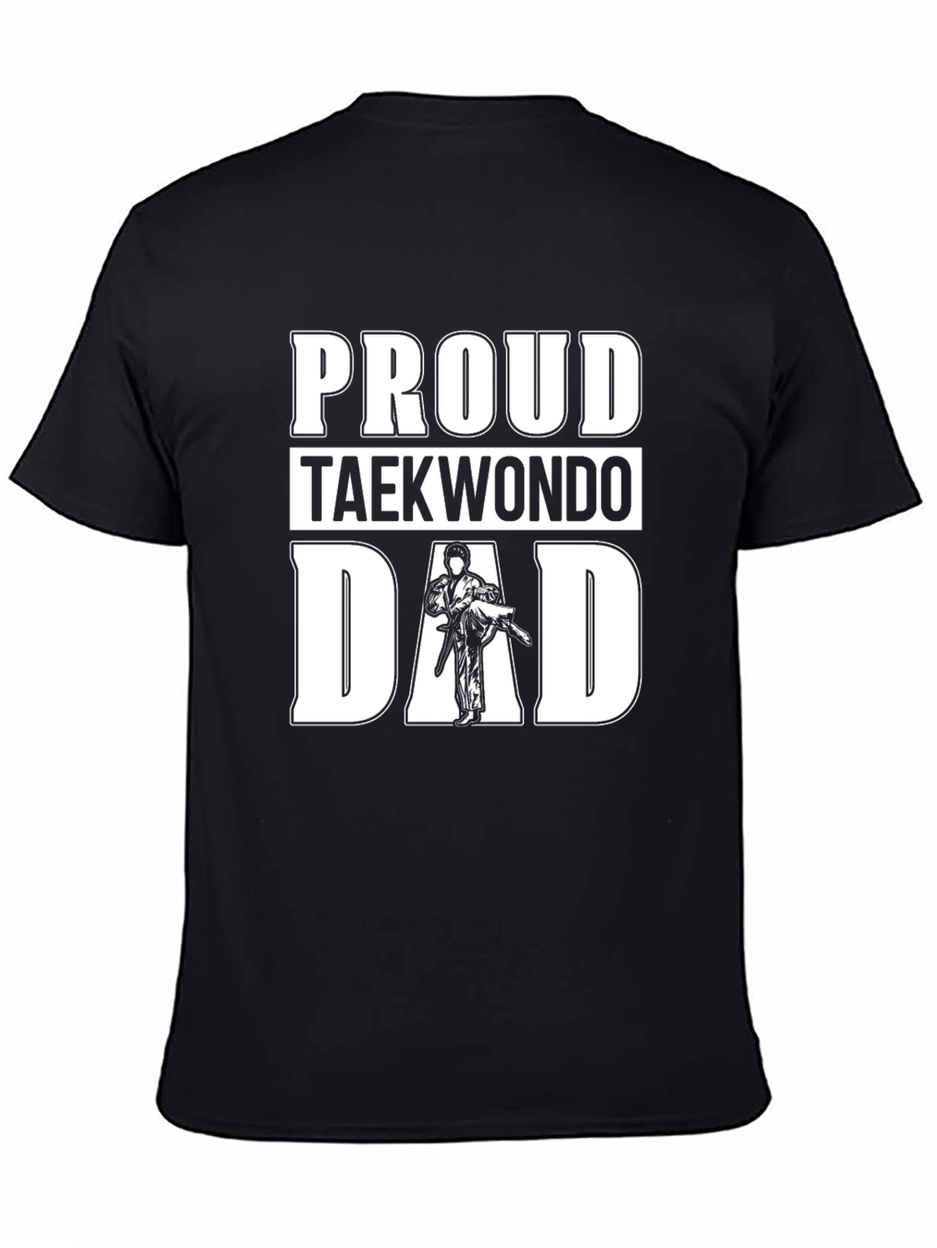Proud Taekwondo Dad Graphic T-Shirt