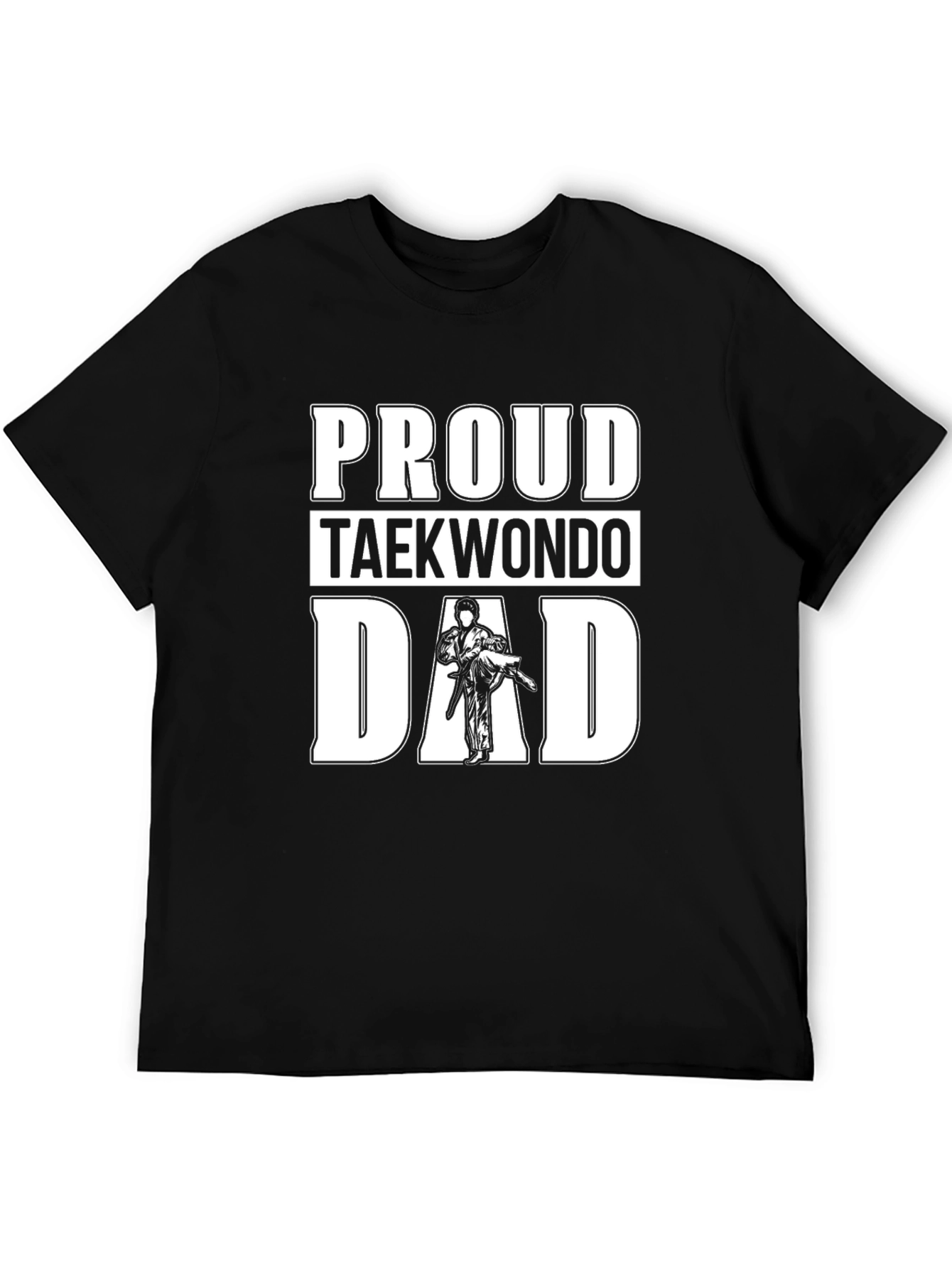 Proud Taekwondo Dad Graphic T-Shirt
