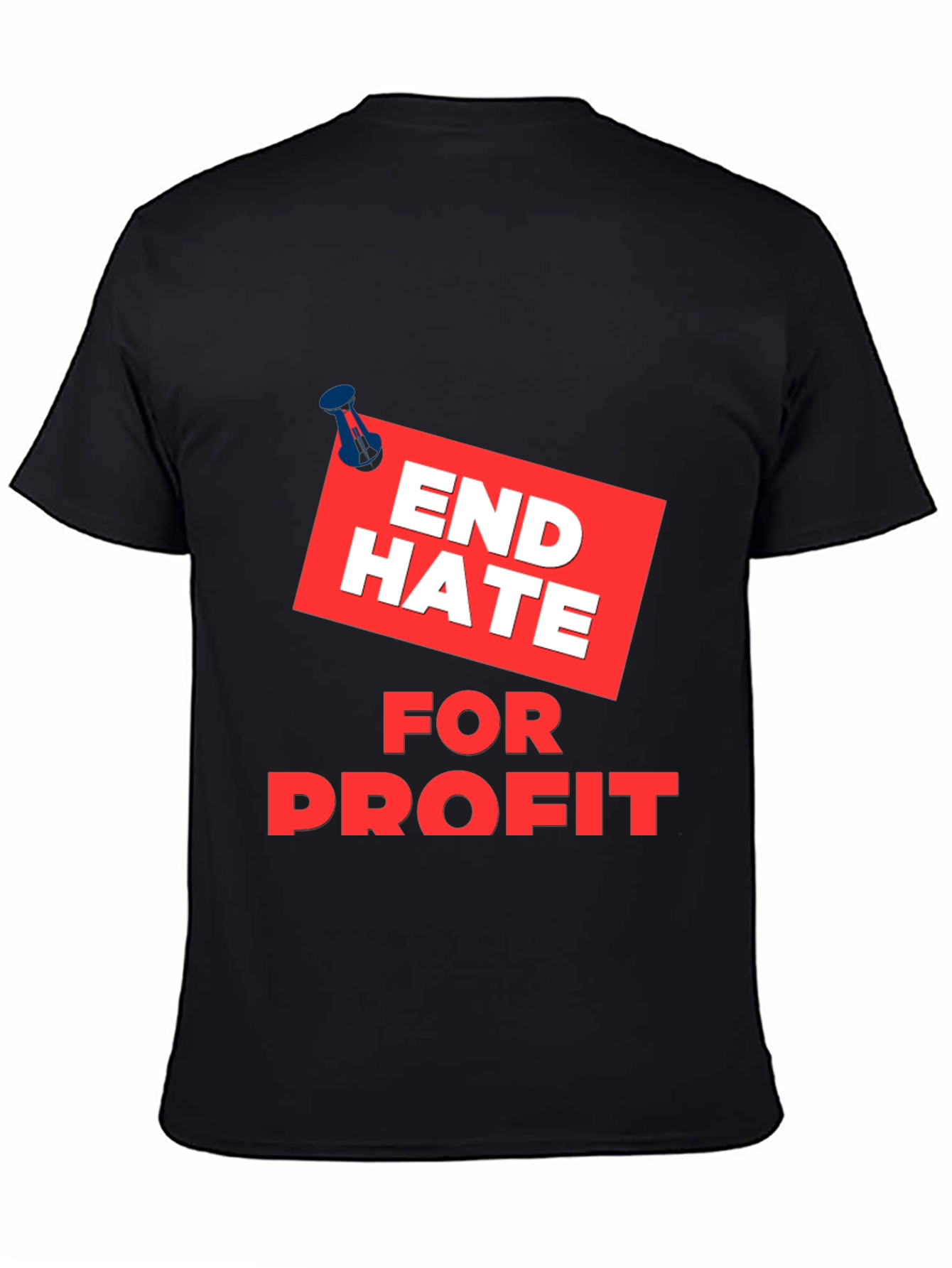 End Hate For Profit Black T-Shirt