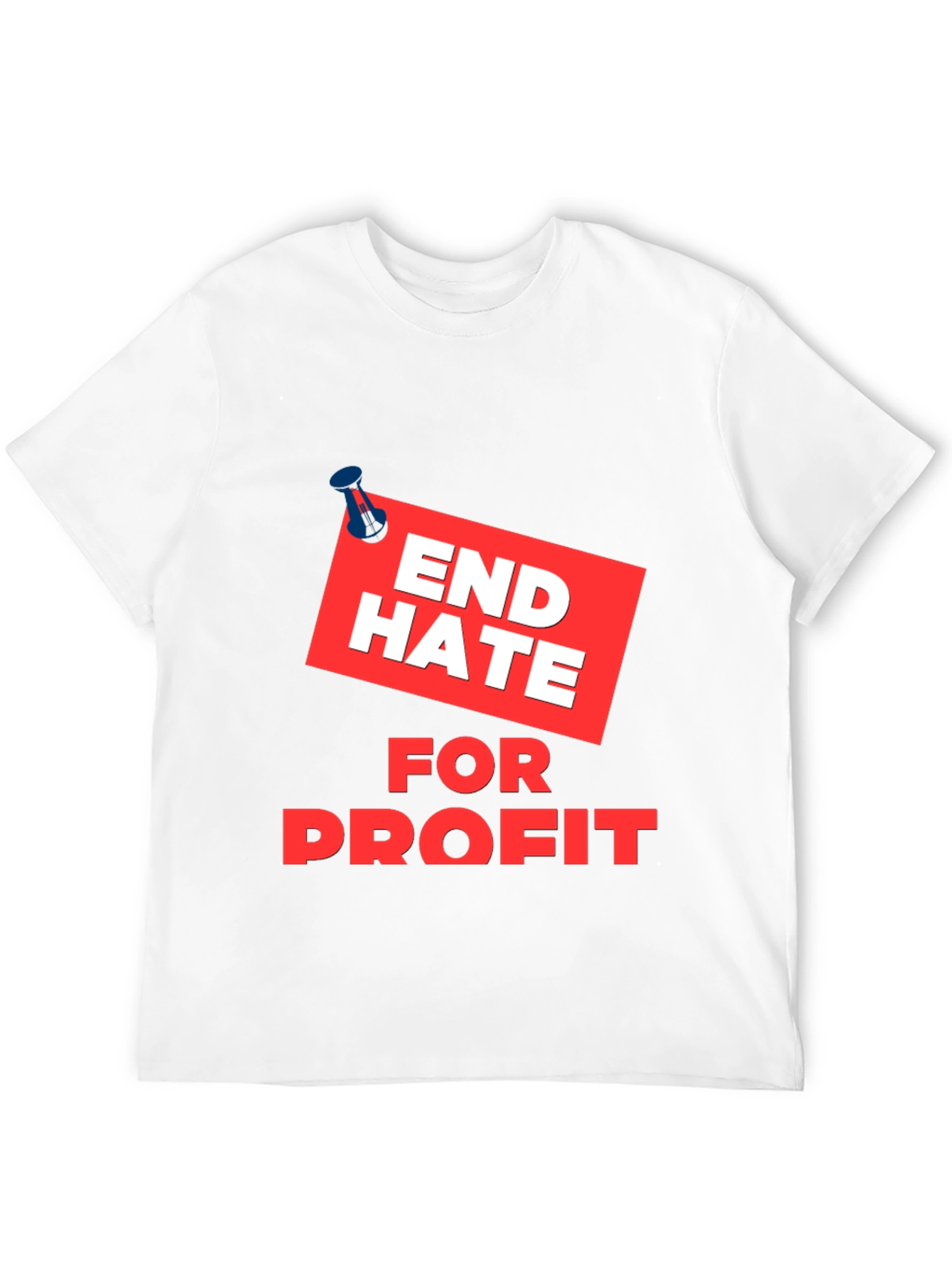 End Hate For Profit Black T-Shirt