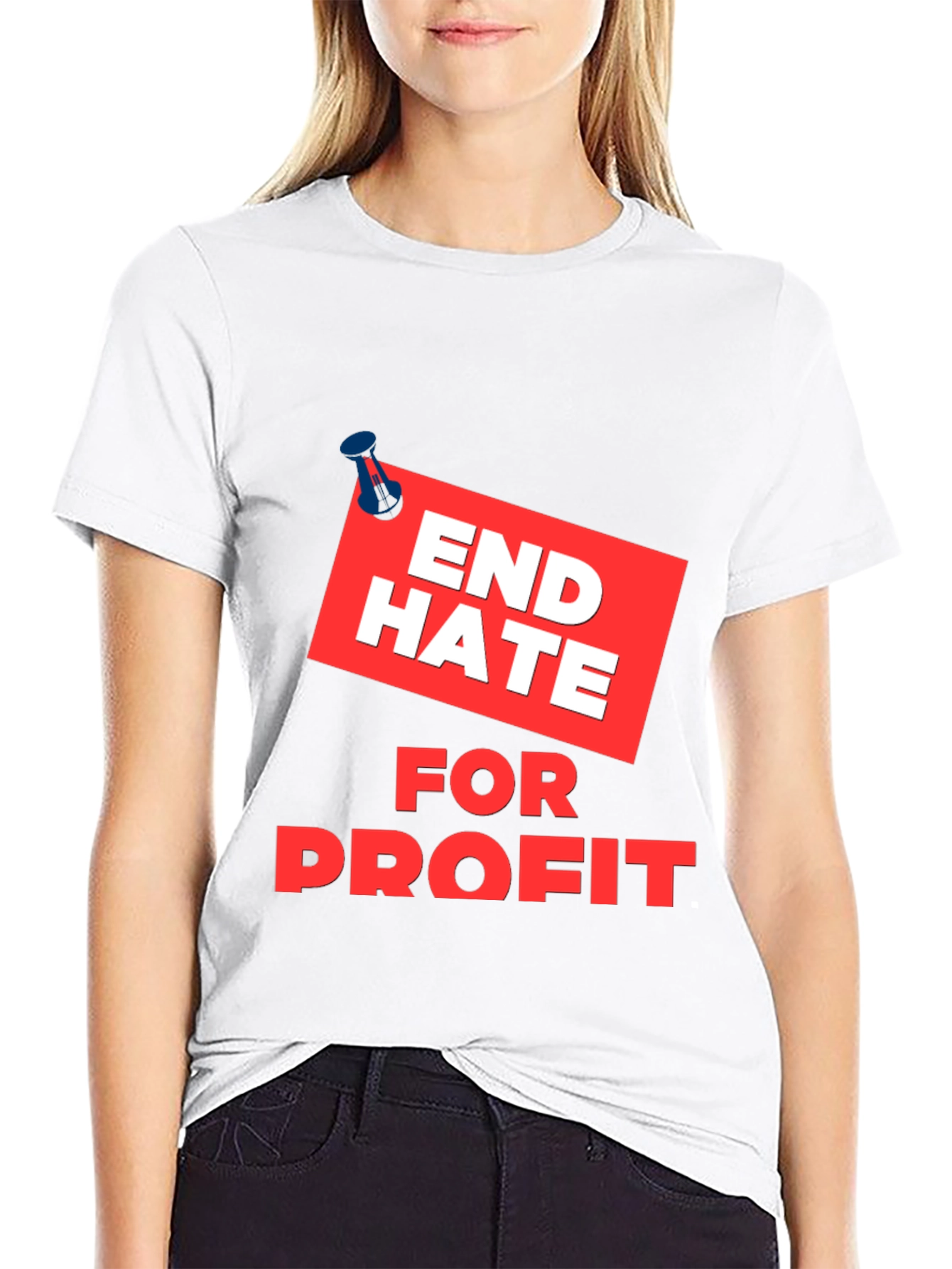 End Hate For Profit Black T-Shirt