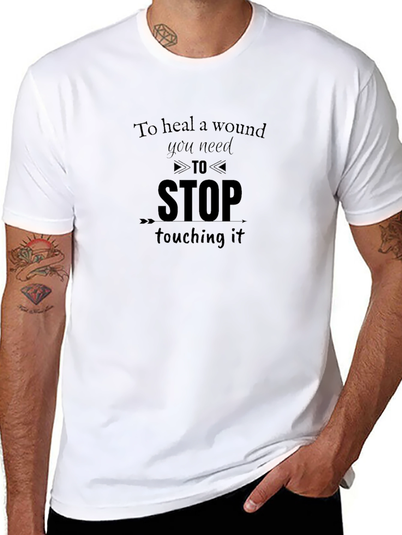 Stop Touching It Graphic Tee