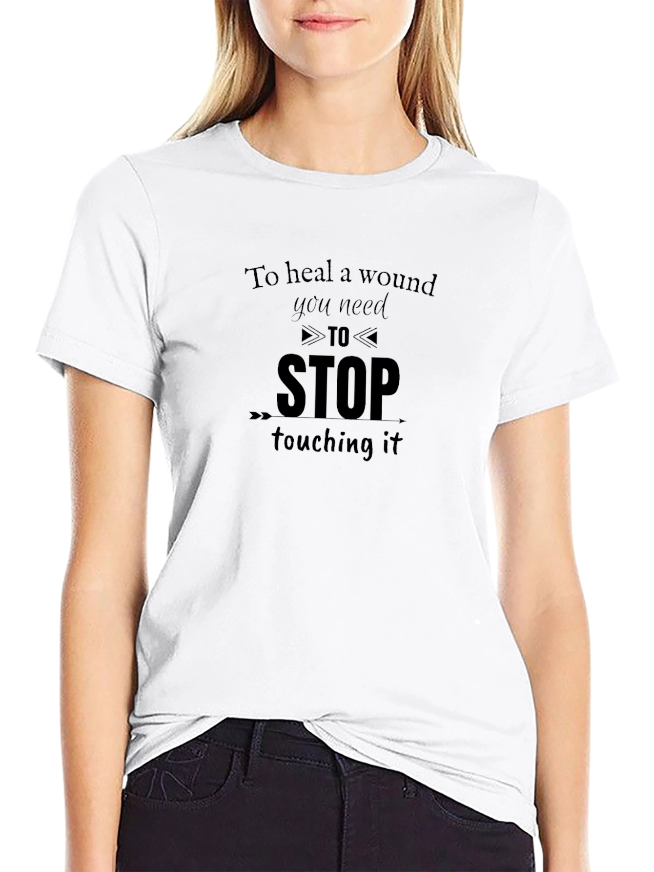 Stop Touching It Graphic Tee