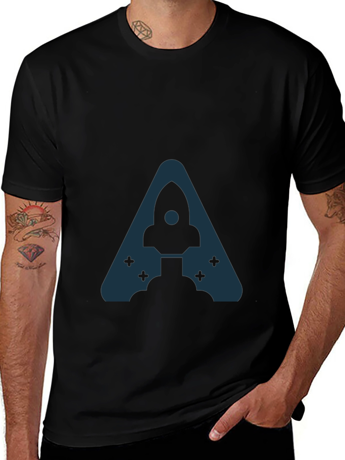 Rocket Gamer T-Shirt - Soft Cotton Graphic Tee