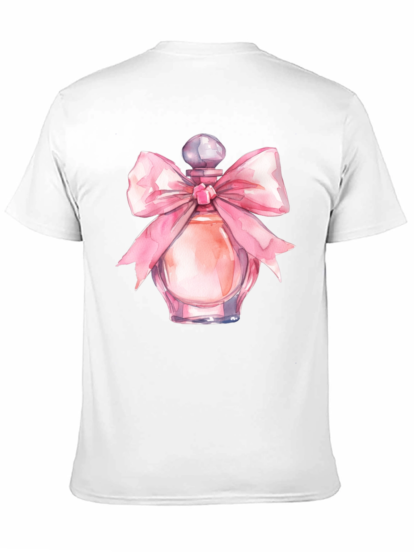 Perfume Bottle Graphic Tee - Black
