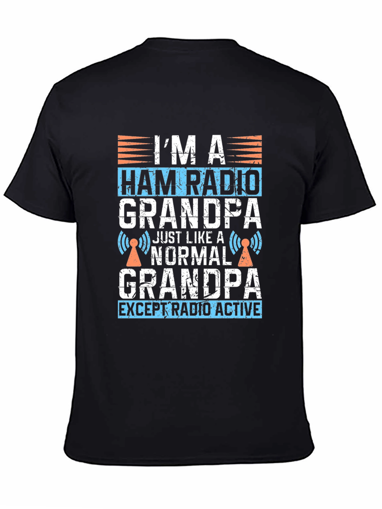 Ham Radio Grandpa T-Shirt - Radio Active Grandpa Tee