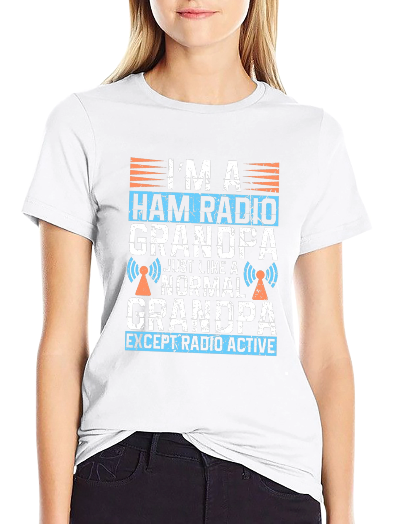 Ham Radio Grandpa T-Shirt - Radio Active Grandpa Tee