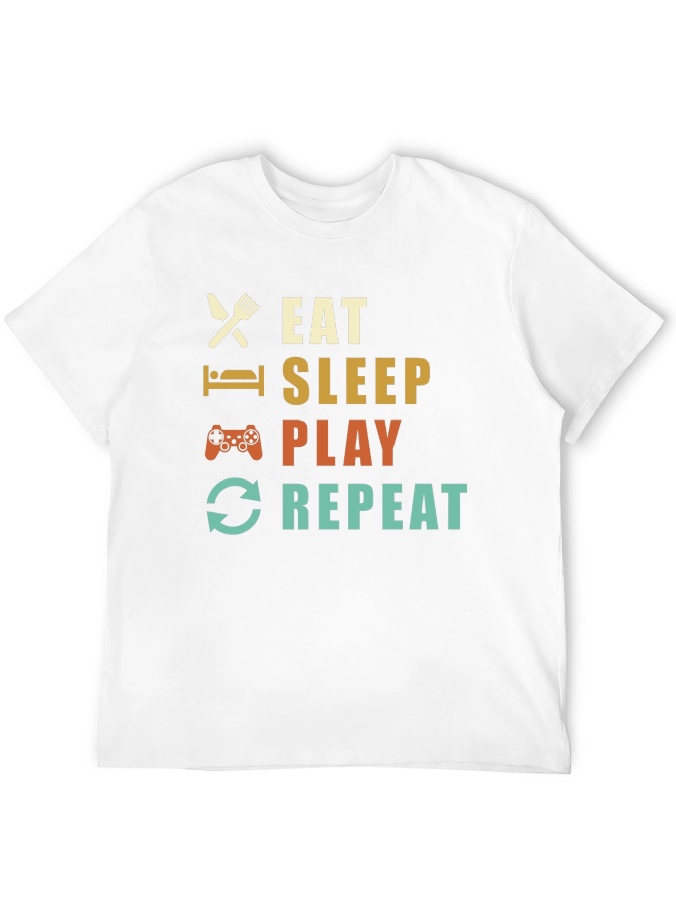 Eat Sleep Play Repeat Gamer T-Shirt