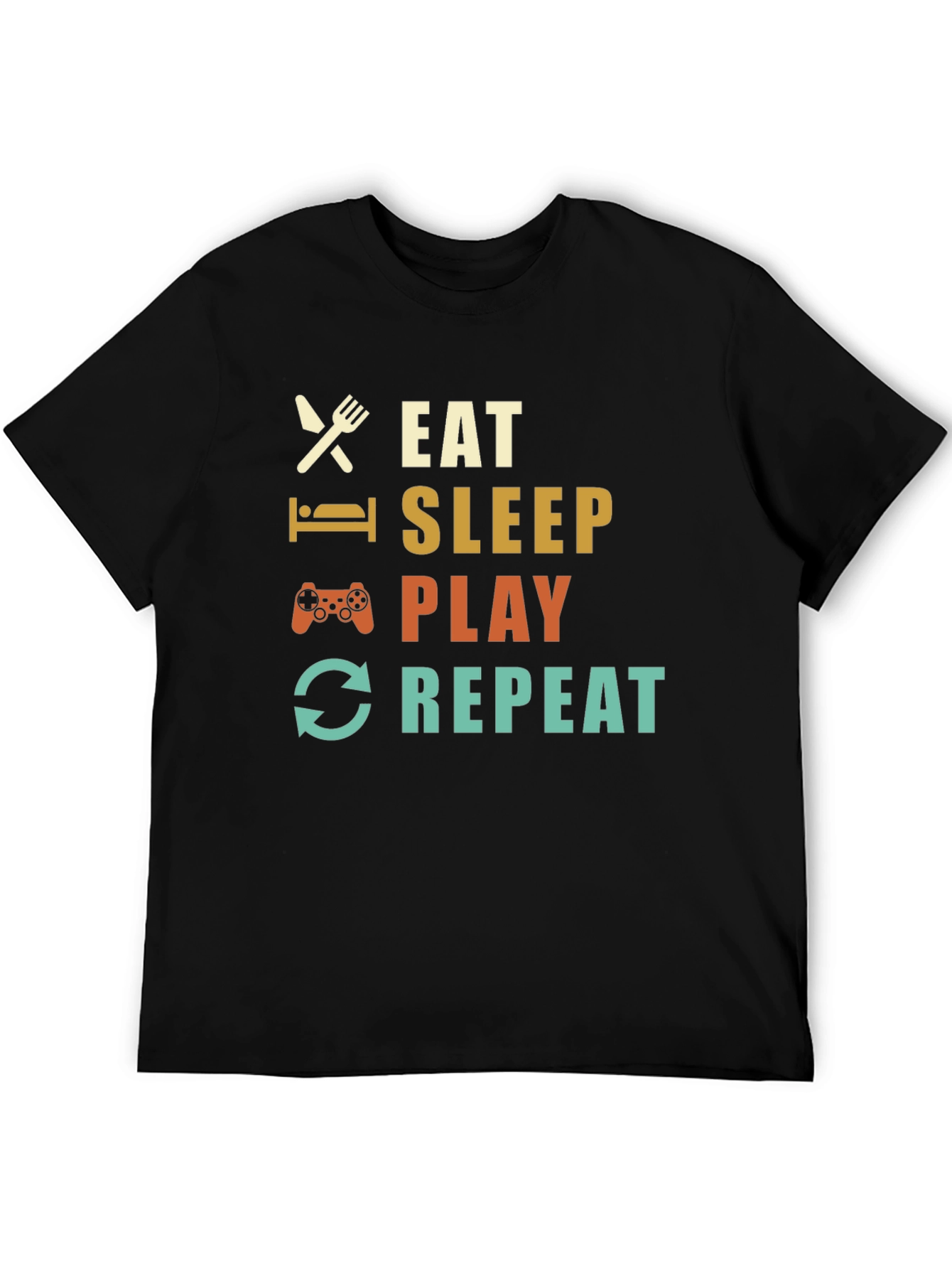 Eat Sleep Play Repeat Gamer T-Shirt