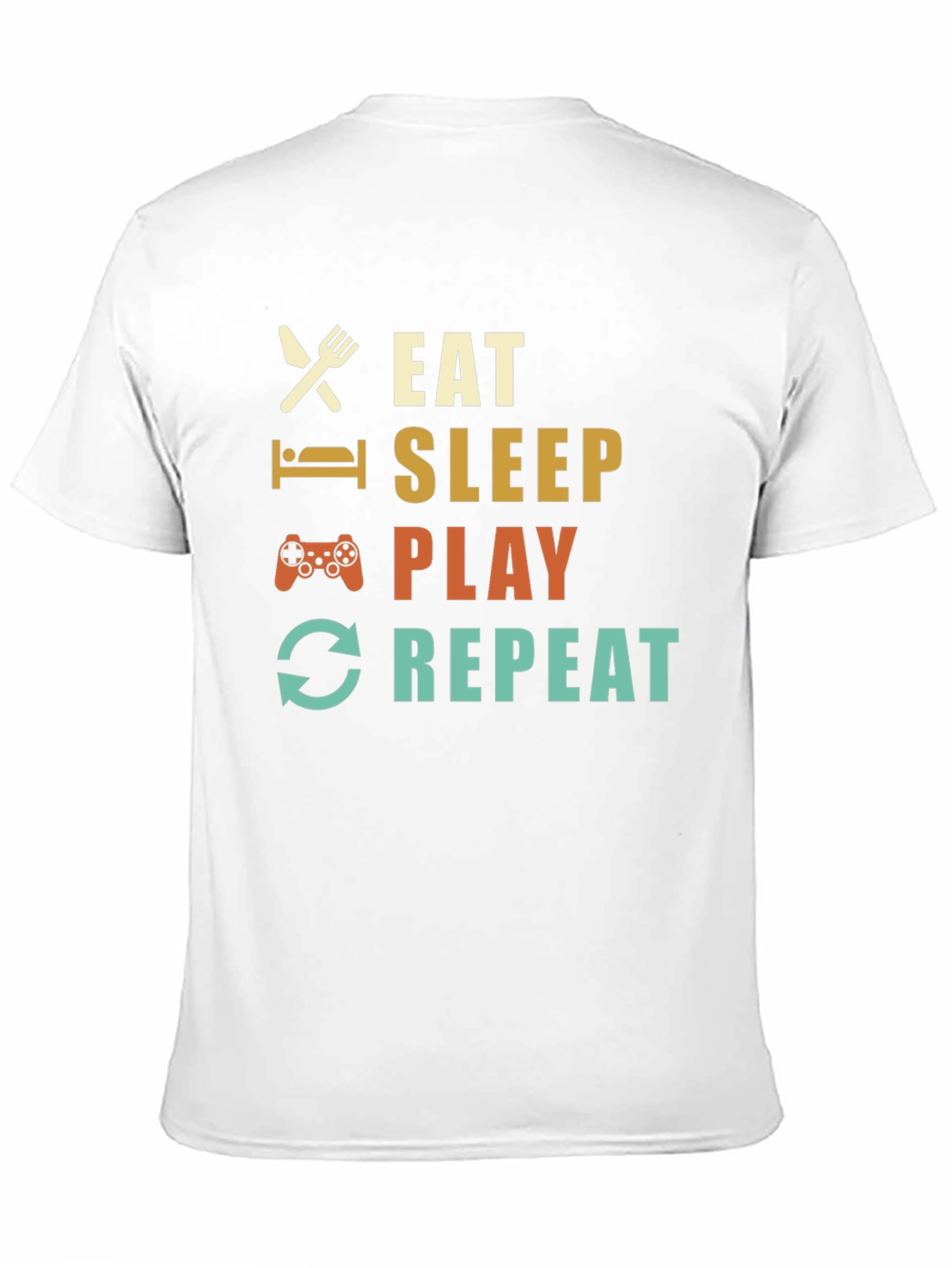 Eat Sleep Play Repeat Gamer T-Shirt