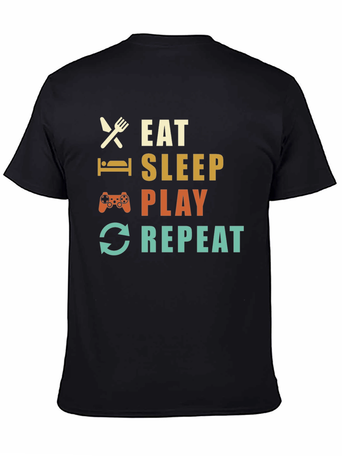 Eat Sleep Play Repeat Gamer T-Shirt