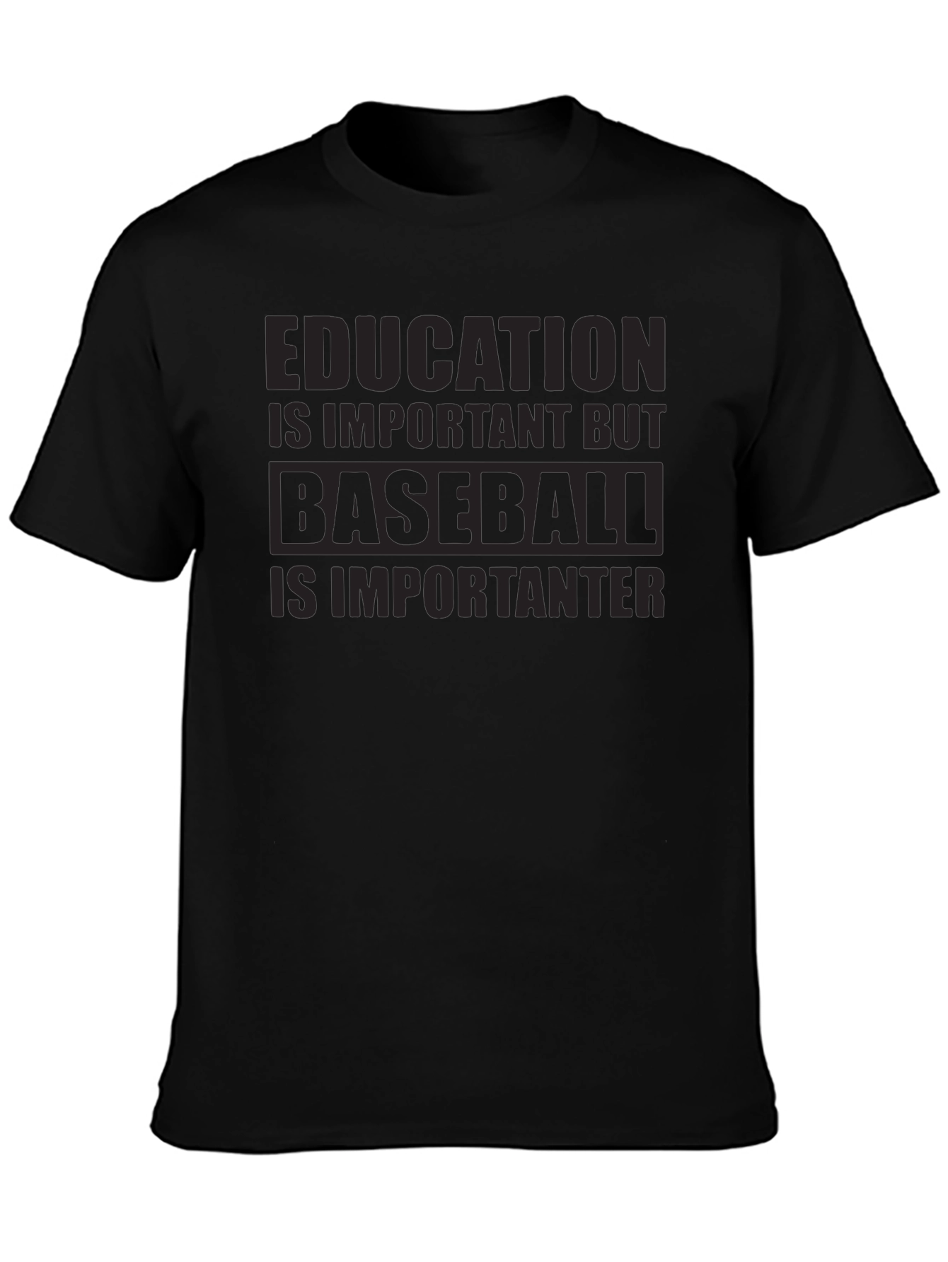Baseball is Importanter Graphic Tee