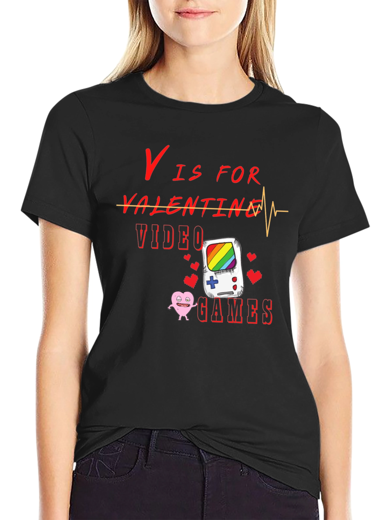 Valentines Day Video Game T-Shirt