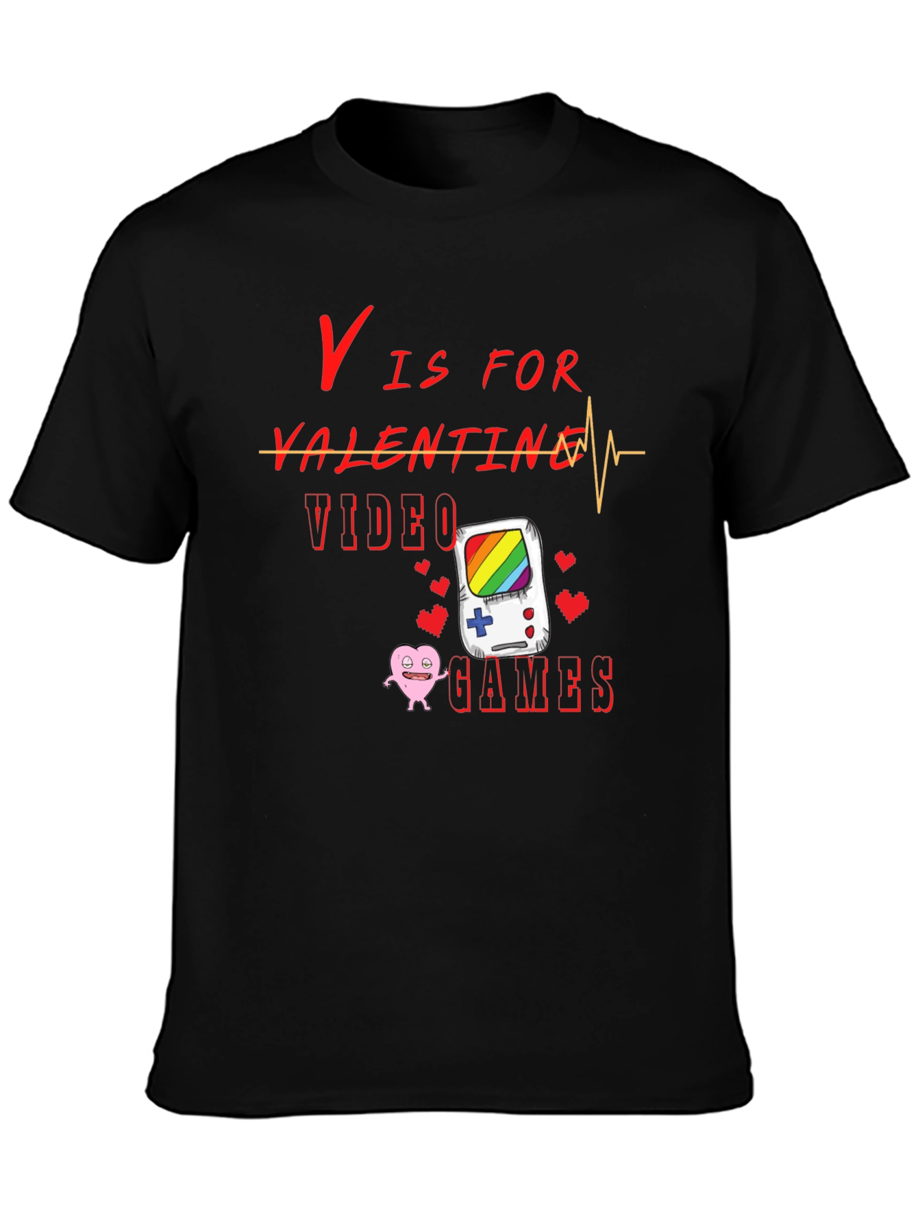 Valentines Day Video Game T-Shirt