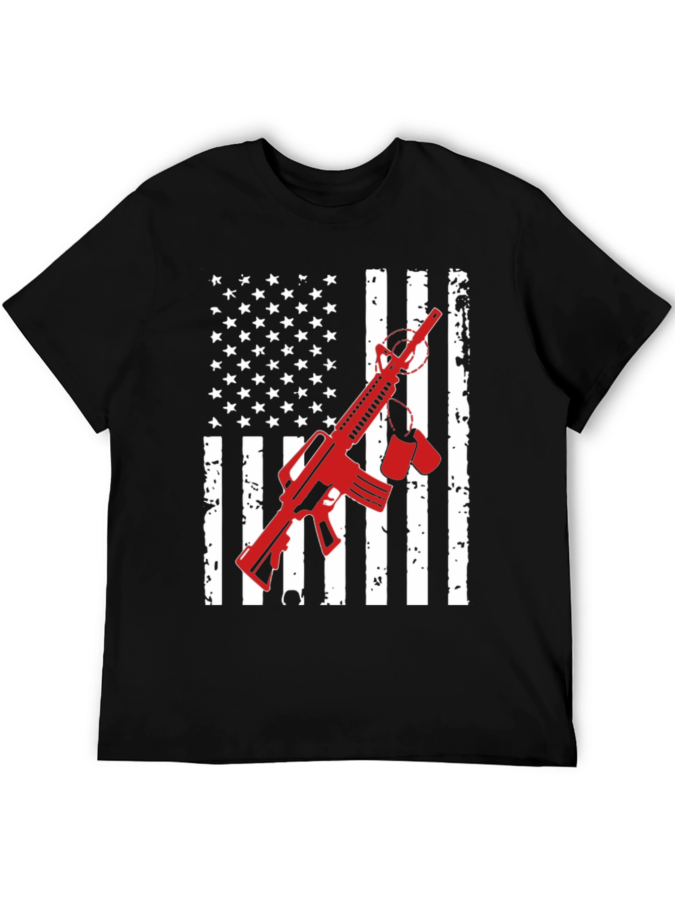 American Flag AR-15 Graphic Tee