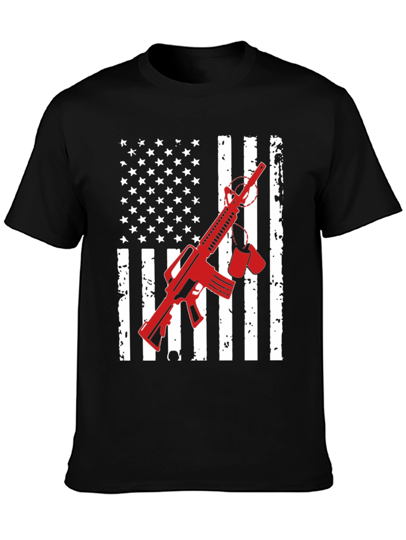 American Flag AR-15 Graphic Tee