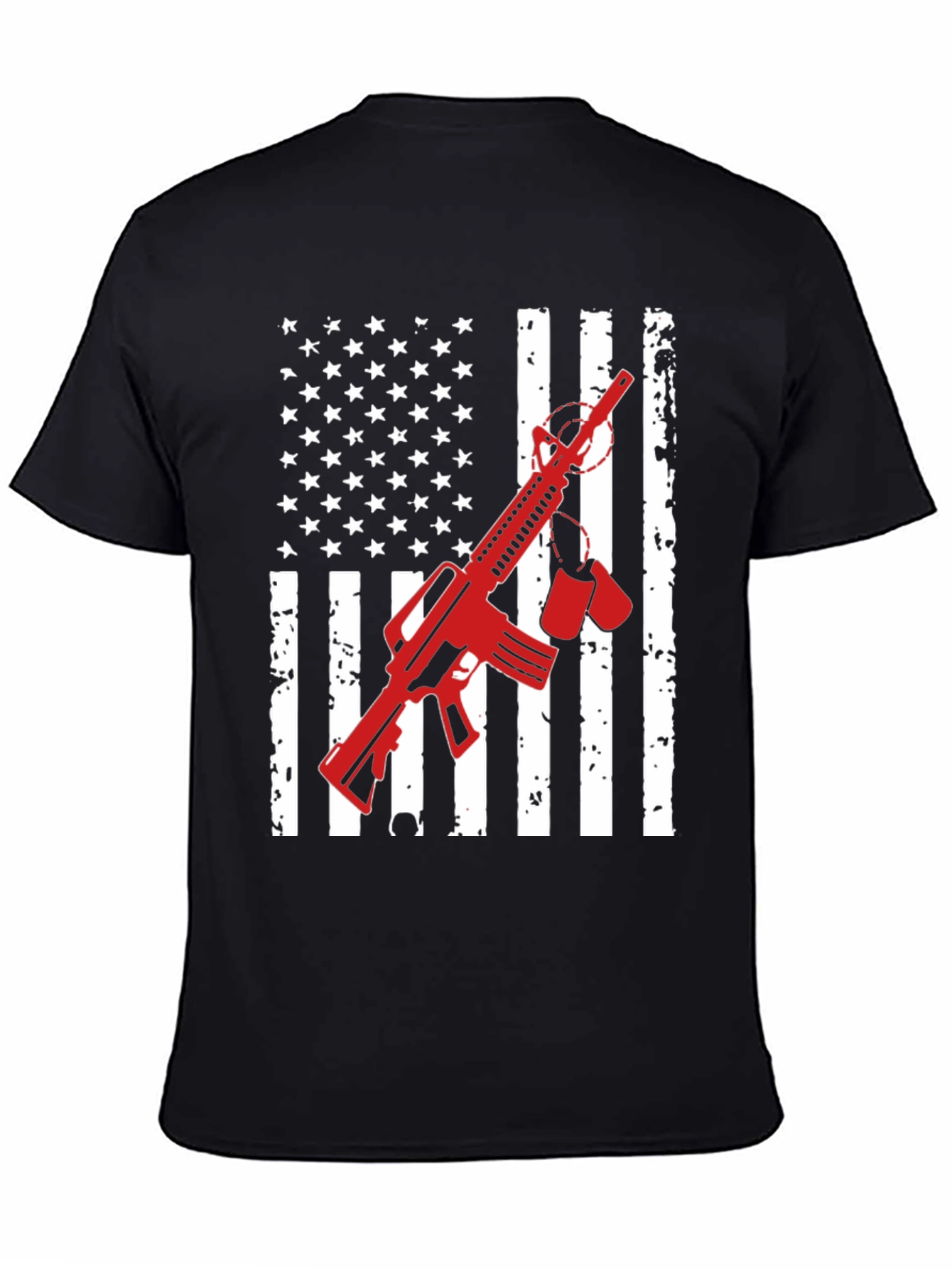 American Flag AR-15 Graphic Tee