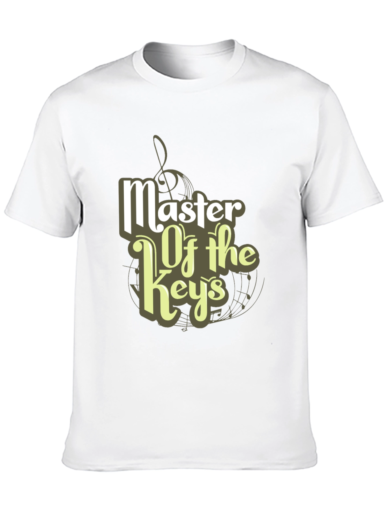 Master of the Keys Black Graphic T-Shirt