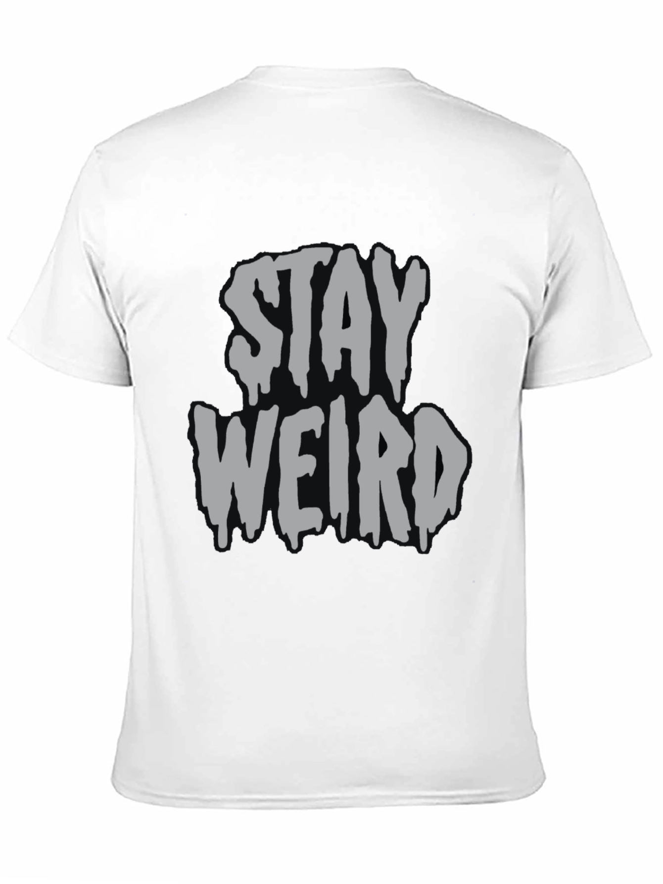 Stay Weird Graphic Tee - Mens Black T-Shirt