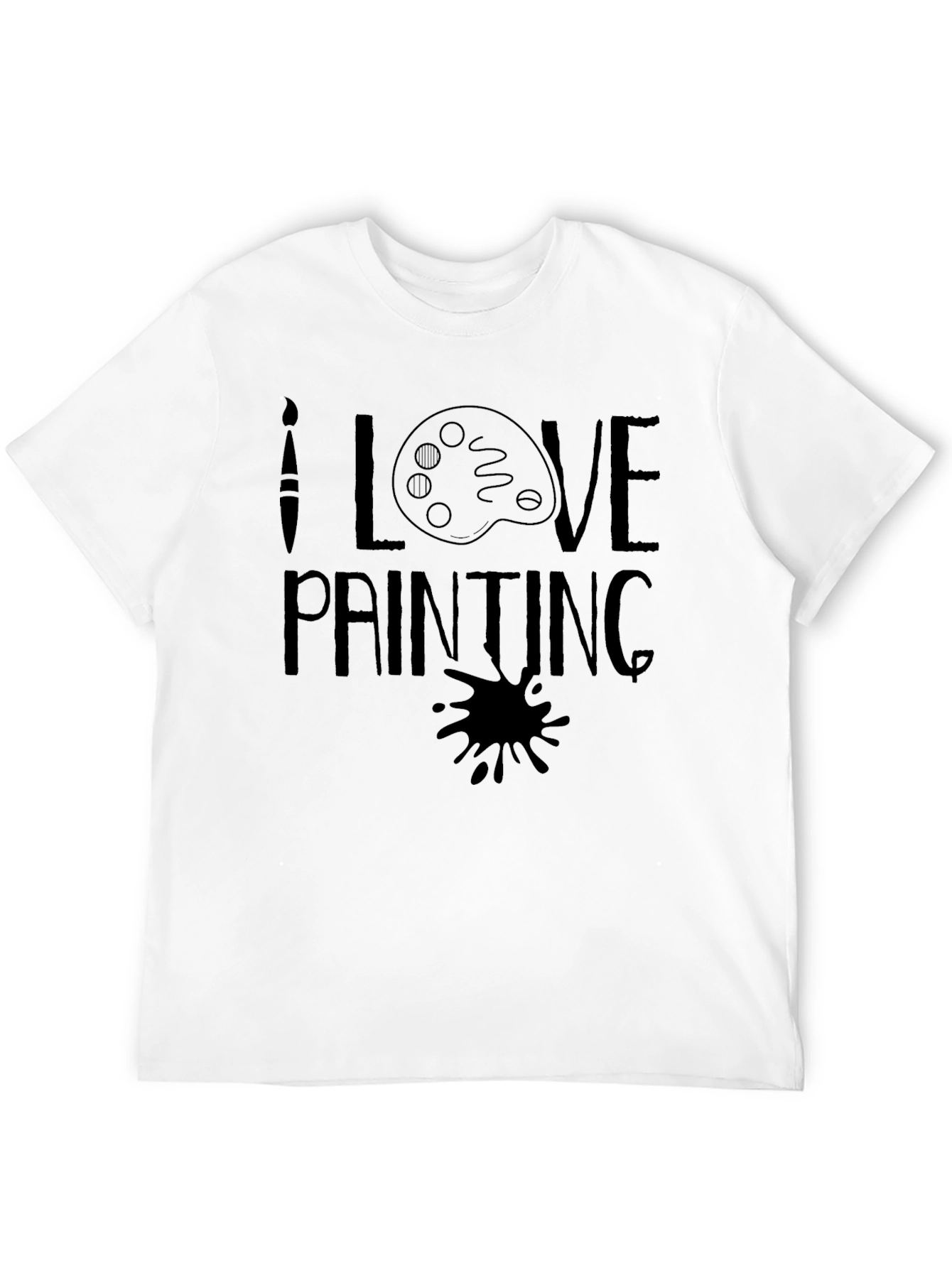 I Love Painting Graphic Tee - Artists T-Shirt