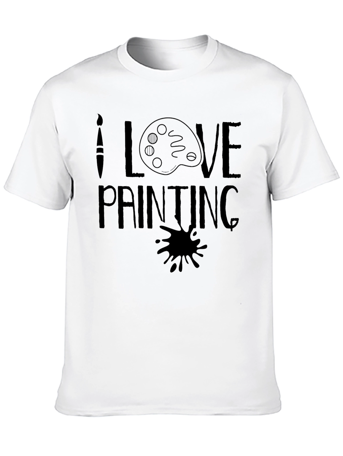 I Love Painting Graphic Tee - Artists T-Shirt
