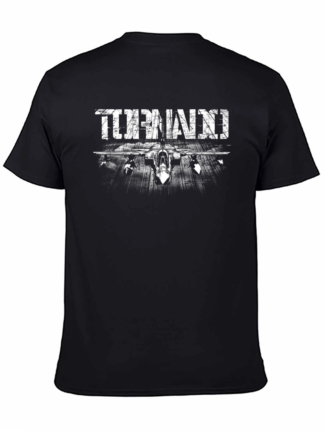 Tornado Jet Fighter Black T-Shirt