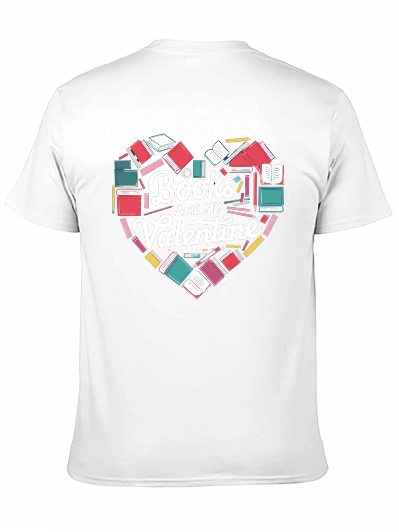 Books Are My Valentine Graphic T-Shirt