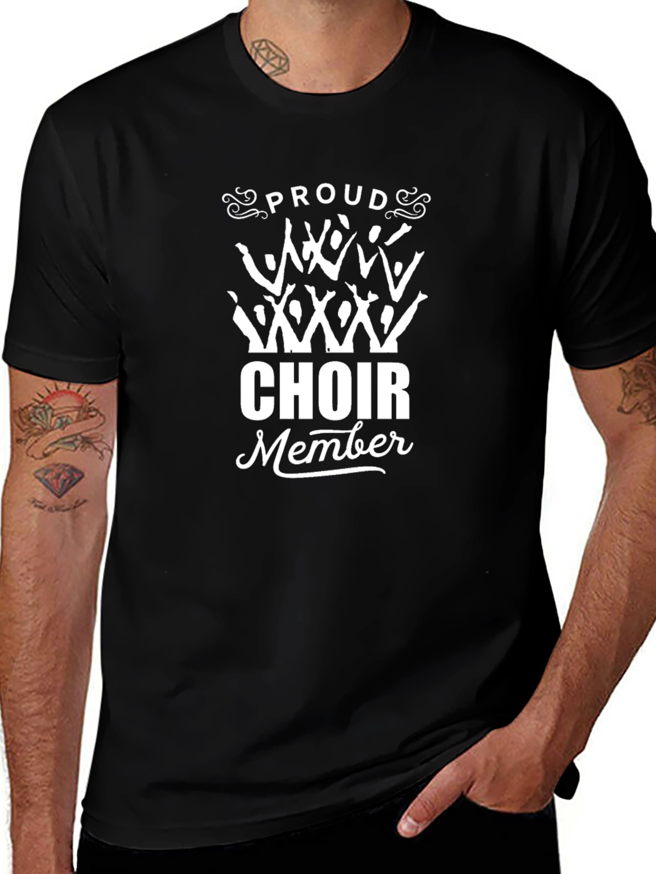 Proud Choir Member Black T-Shirt