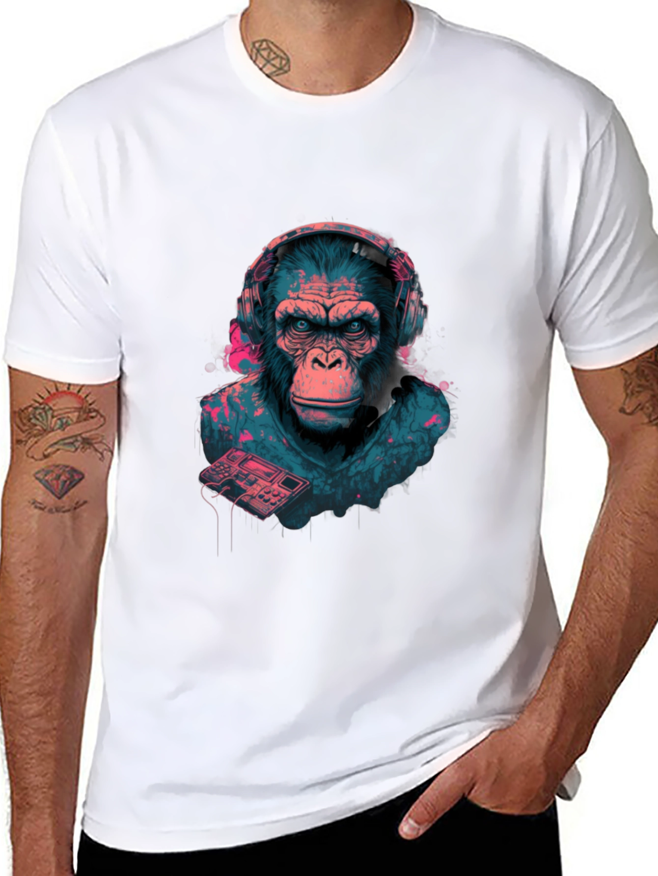 DJ Ape Graphic Tee - Cool & Unique Design