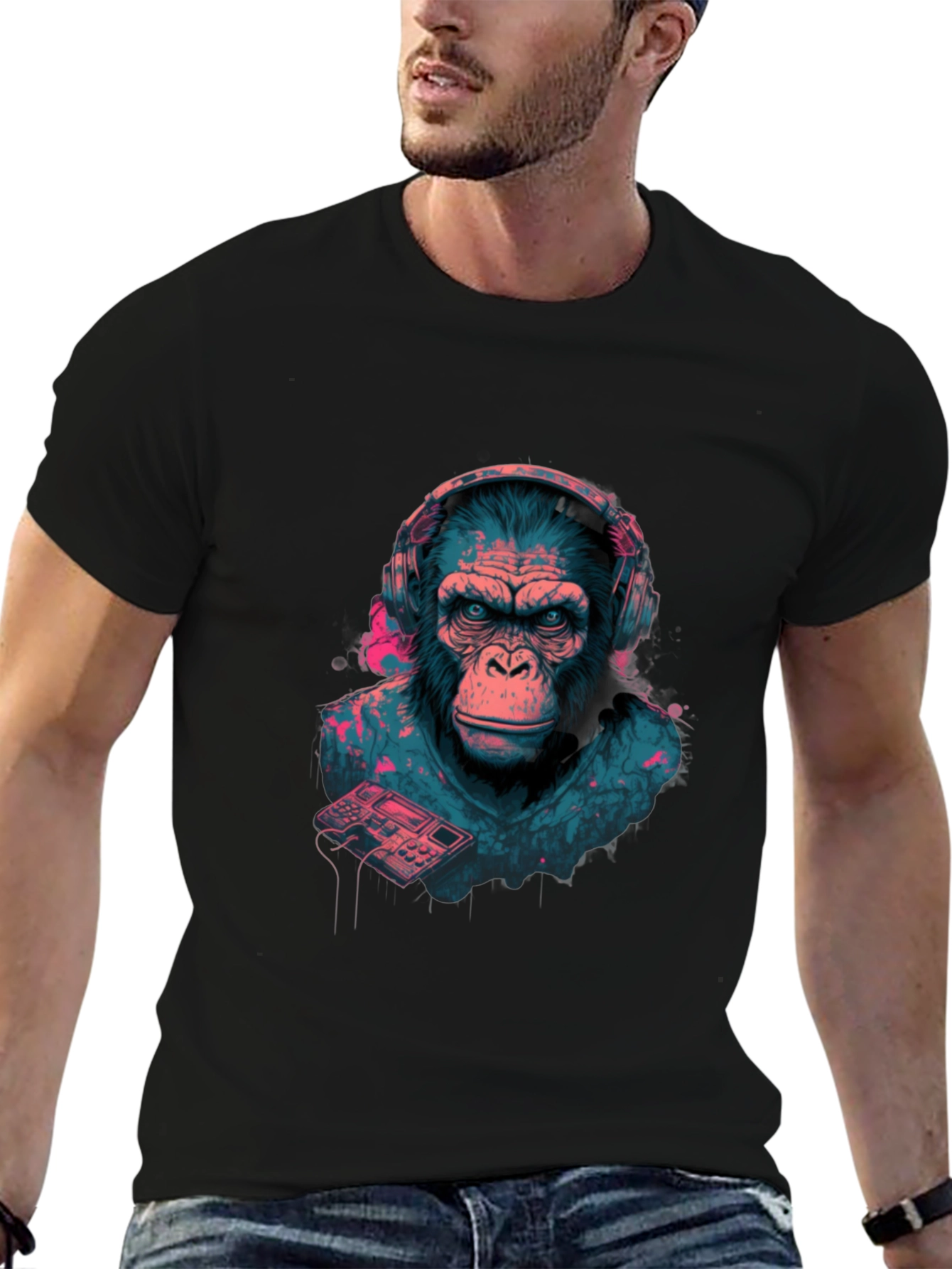 DJ Ape Graphic Tee - Cool & Unique Design