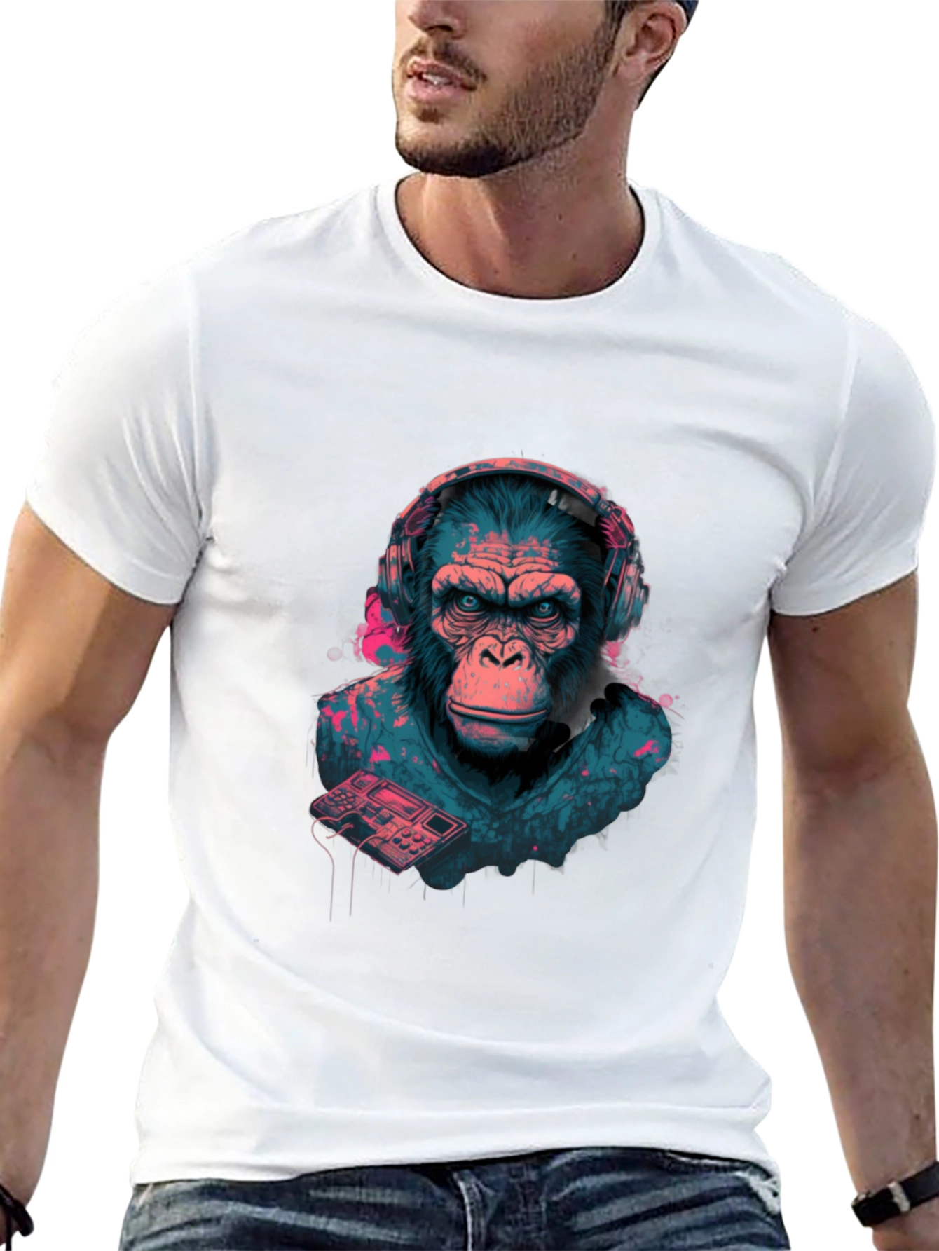 DJ Ape Graphic Tee - Cool & Unique Design