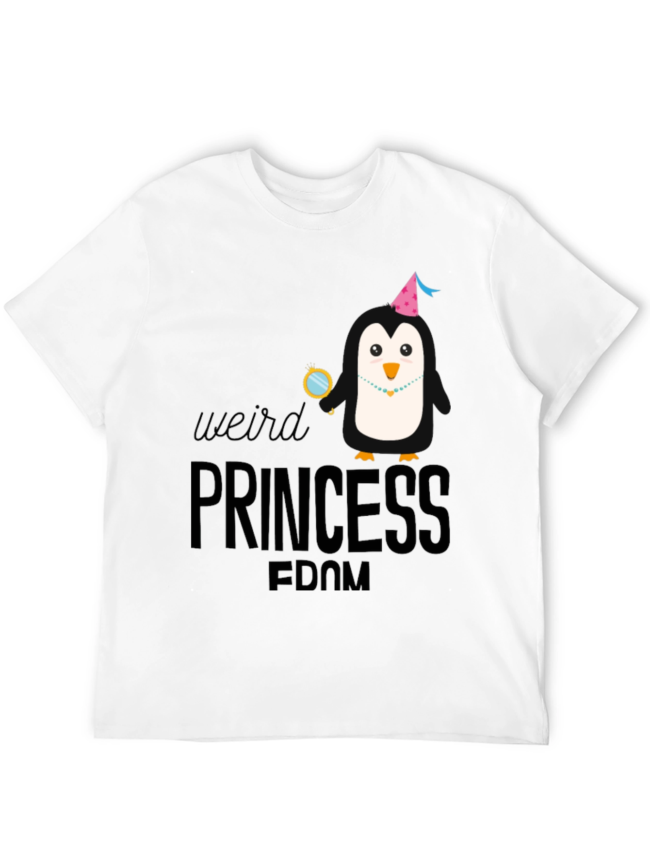 Weird Princess Fandom Black Graphic Tee