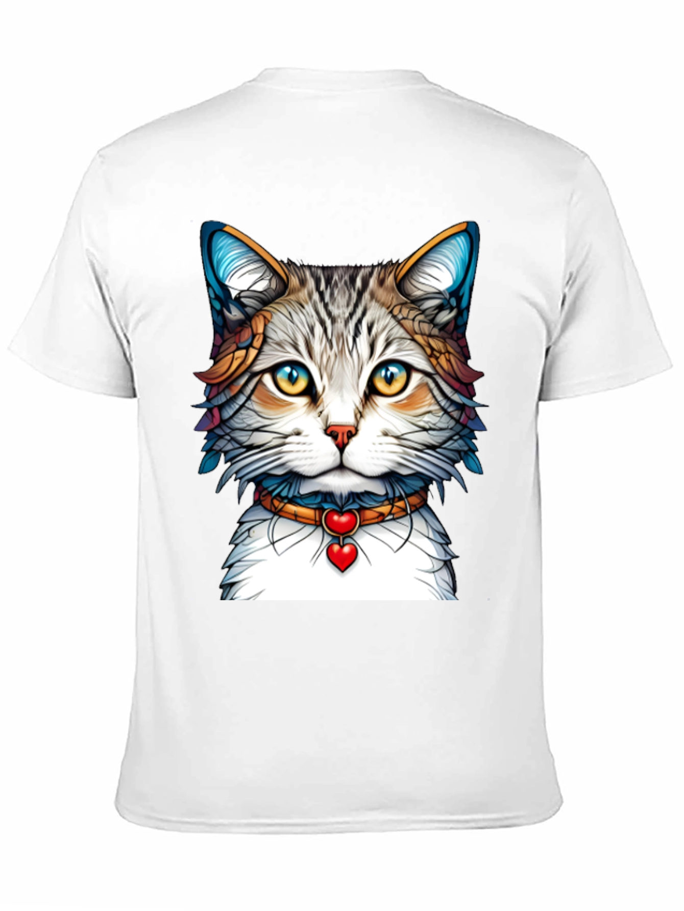Cat Lover Graphic Tee - Black