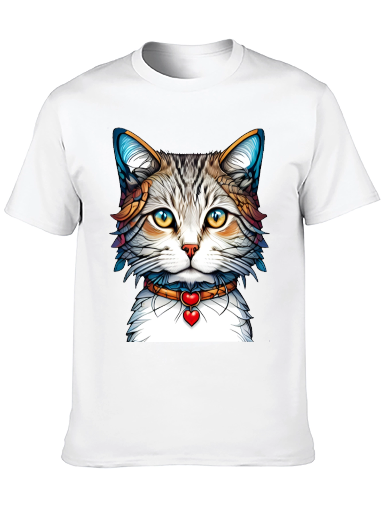 Cat Lover Graphic Tee - Black