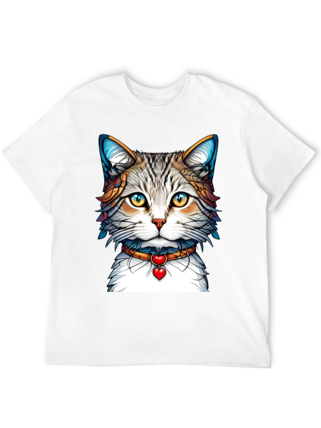 Cat Lover Graphic Tee - Black