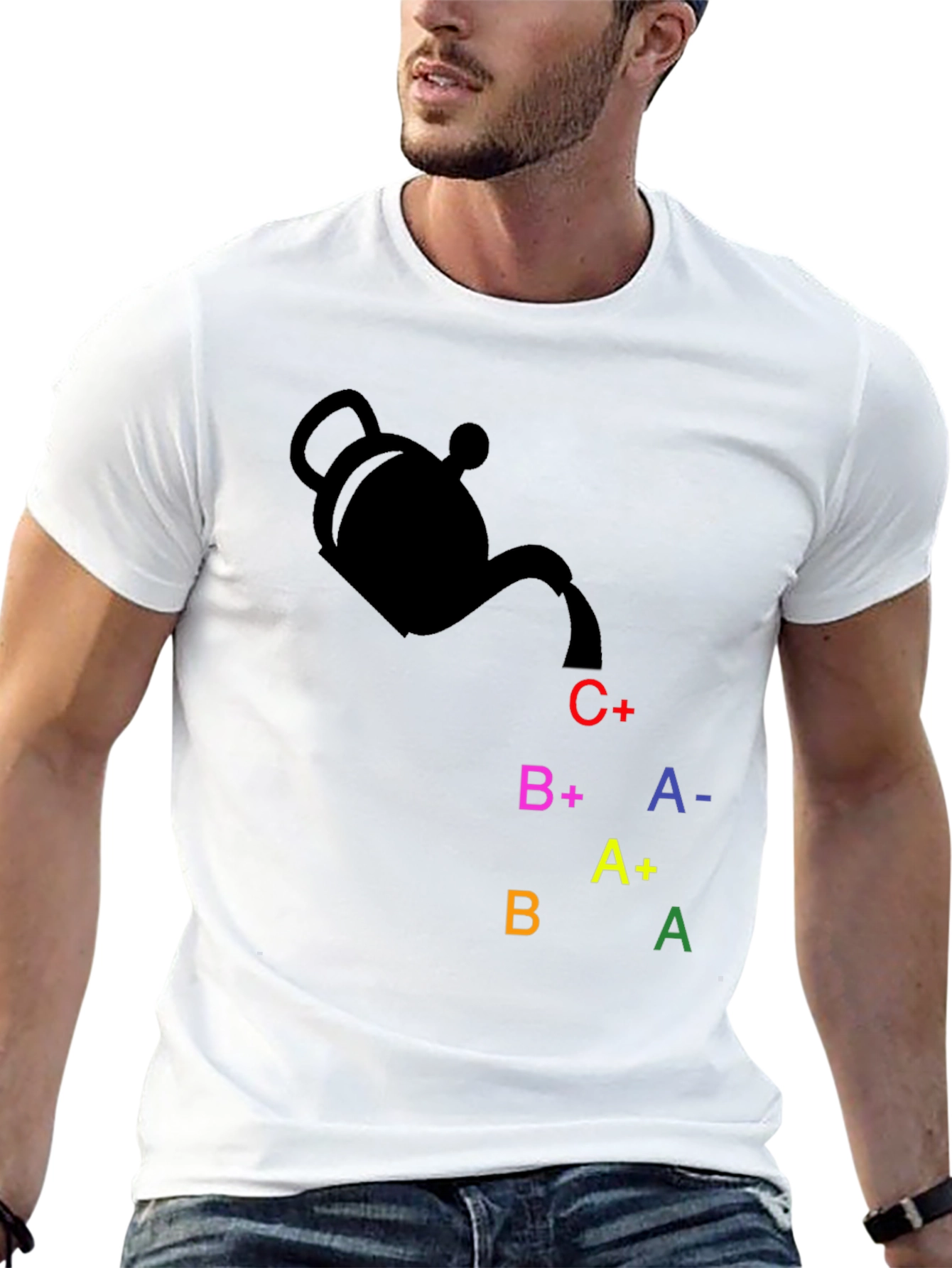 Grades Pouring Black Tee