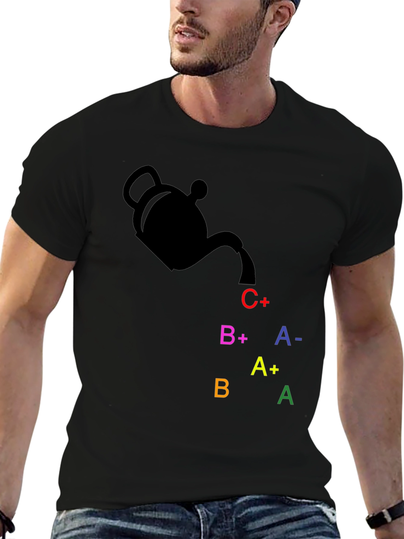 Grades Pouring Black Tee