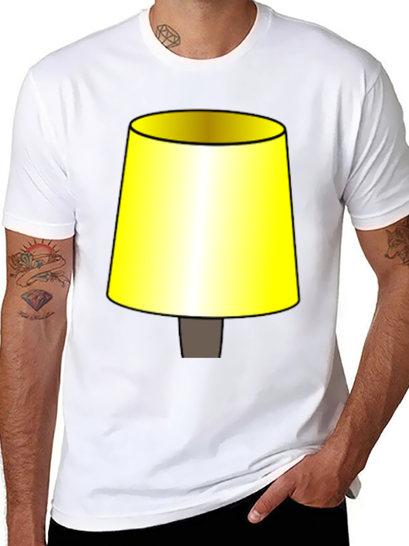 Funny Novelty Lamp Graphic T-Shirt