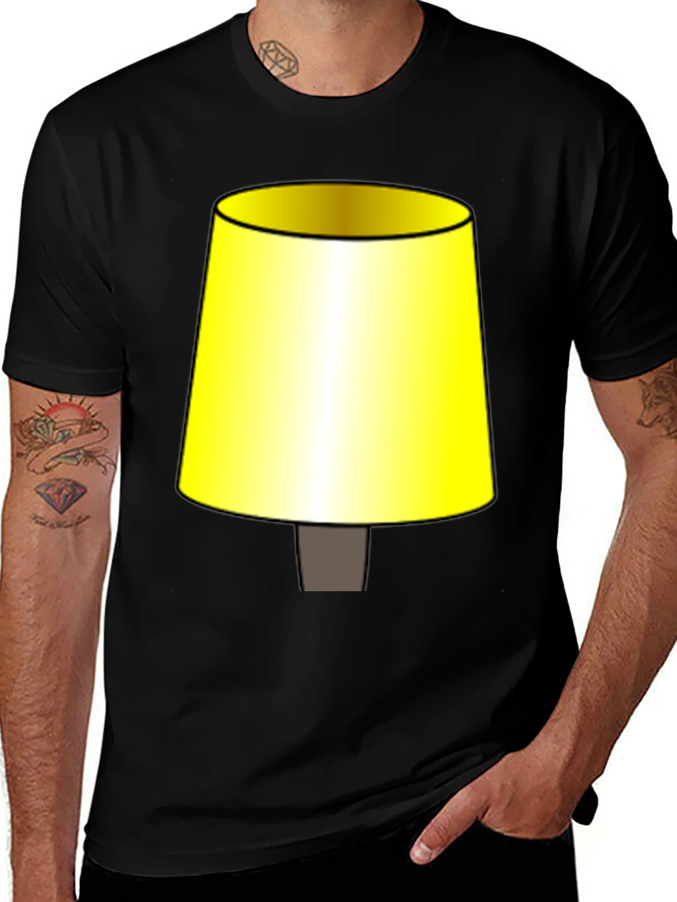 Funny Novelty Lamp Graphic T-Shirt