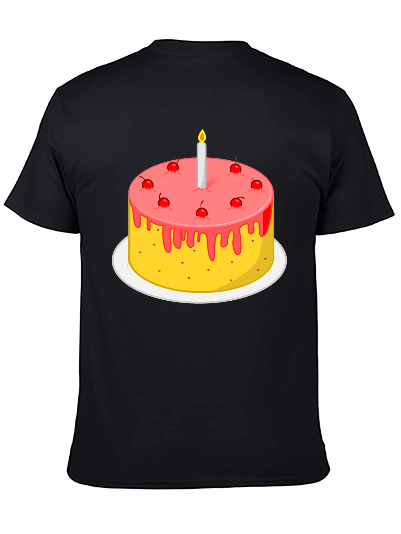 Birthday Cake Graphic Tee - Festive & Fun T-Shirt