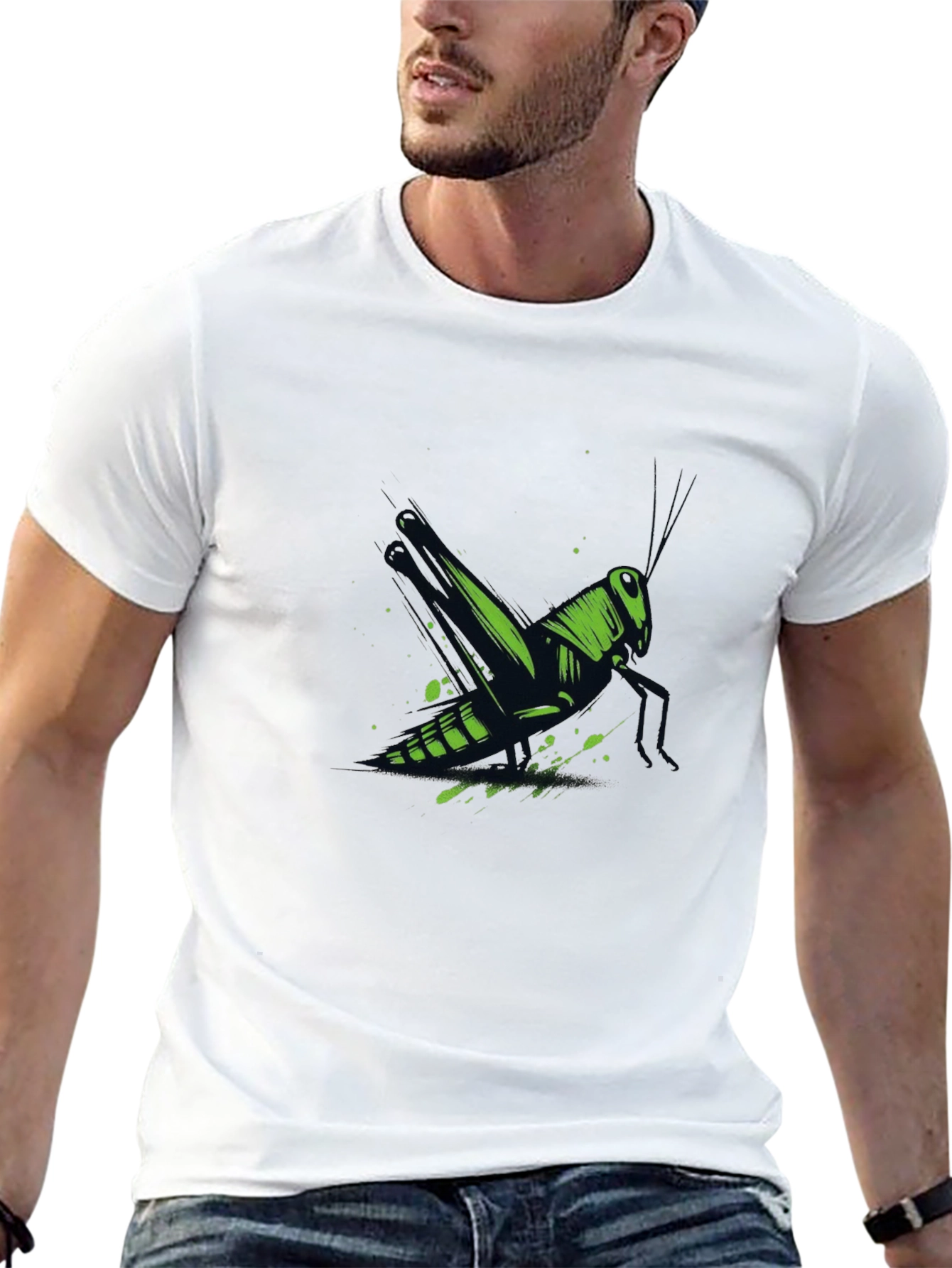 Grasshopper Graphic Tee - Black