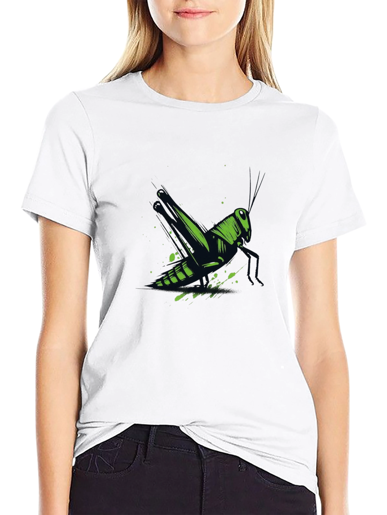 Grasshopper Graphic Tee - Black