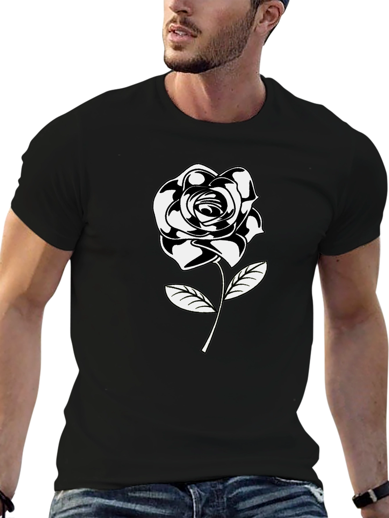 Black Rose Graphic Tee