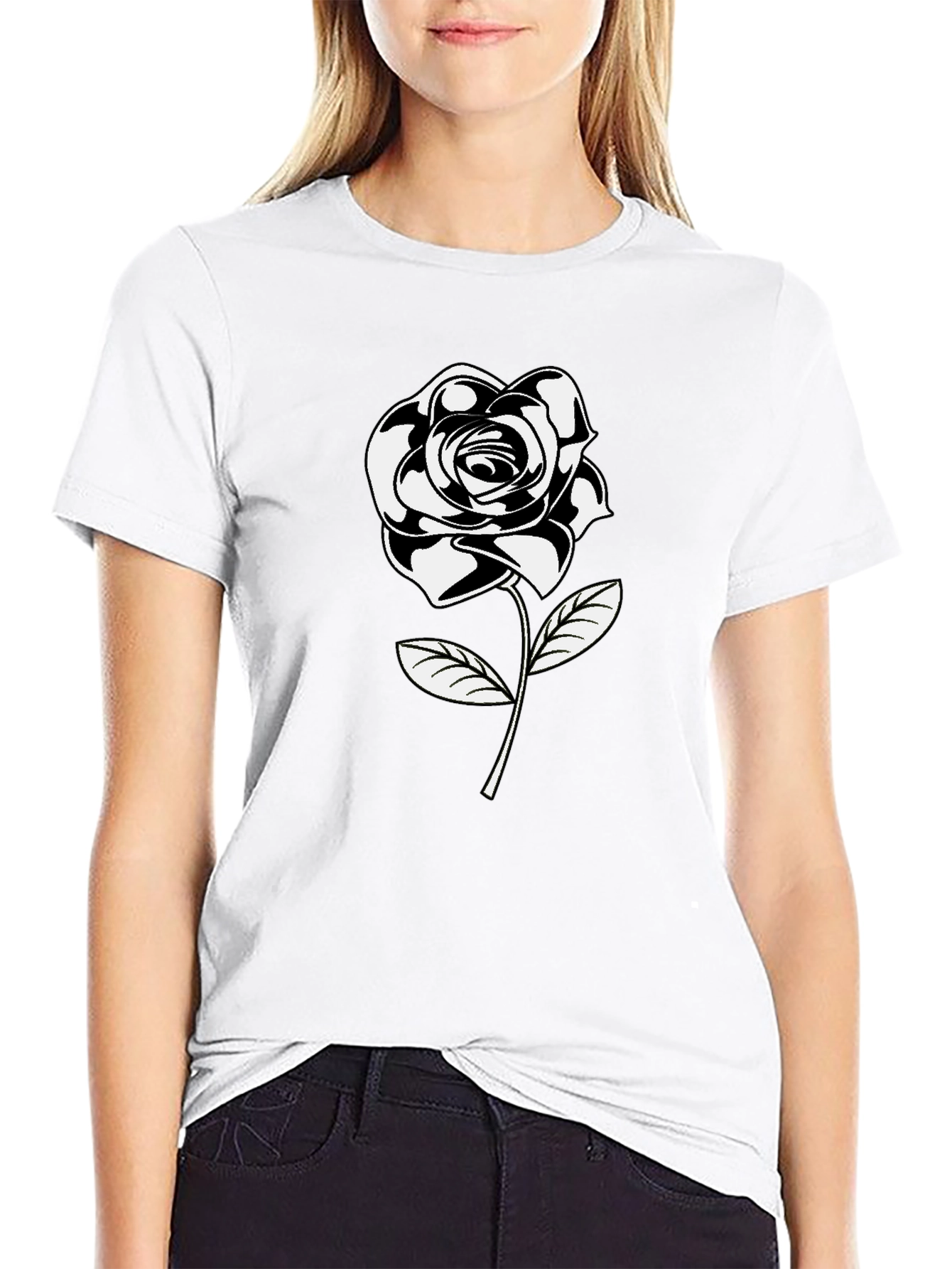 Black Rose Graphic Tee