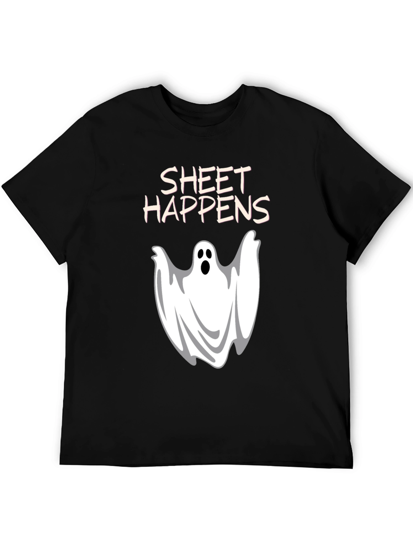 Sheet Happens Ghost Graphic Tee